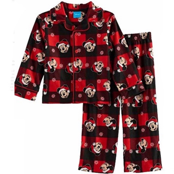 Mickey Mouse Xmas PJ Set - Picture 2 of 7